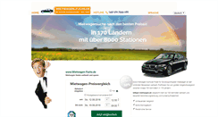 Desktop Screenshot of mietwagen-fuchs.de